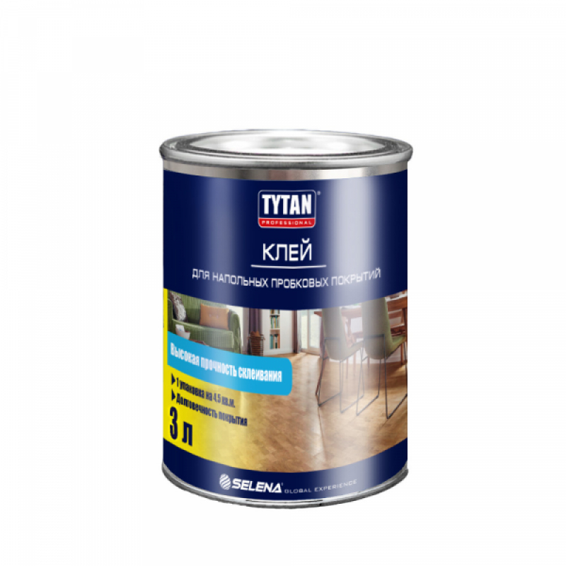 Tytan Professional Клей для напольных пробковых покрытий 3кг­